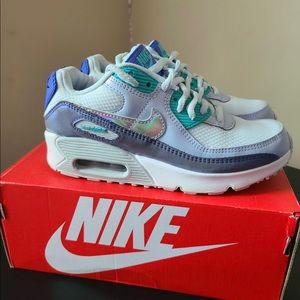 Nike Air Max 90 FP GS 'White Aura Special Edition